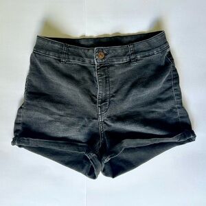 5/$25 Black Jean Shorts Divided by H&M